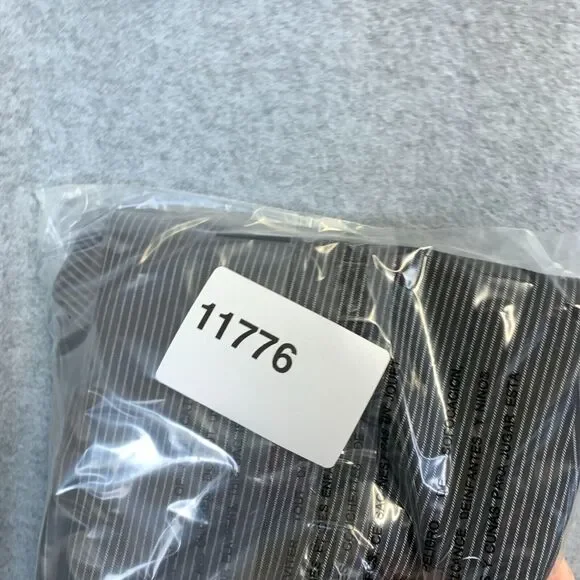 Hell Bunny Pants Womens XL Black Jack Pedal Pusher Bat Pinstripe Crop Retro Punk - Picture 15 of 15